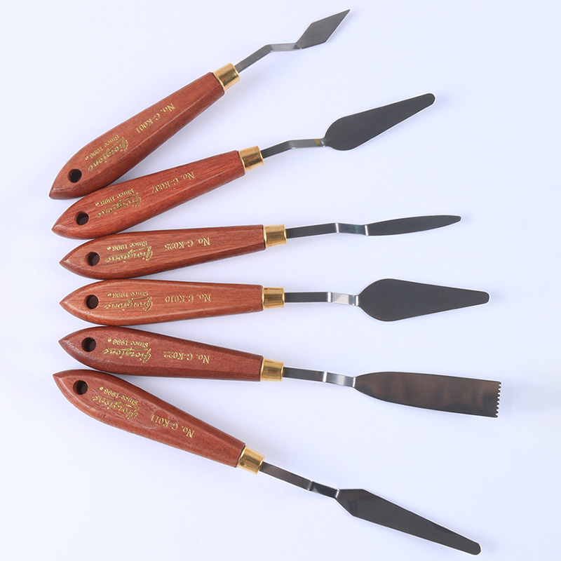 Painting Knife Palette - アーティストへらパレットナイフ、ペイントナイフセットペイントミキシングスクレーパーステンレス鋼パレットナイフペイントアートへら