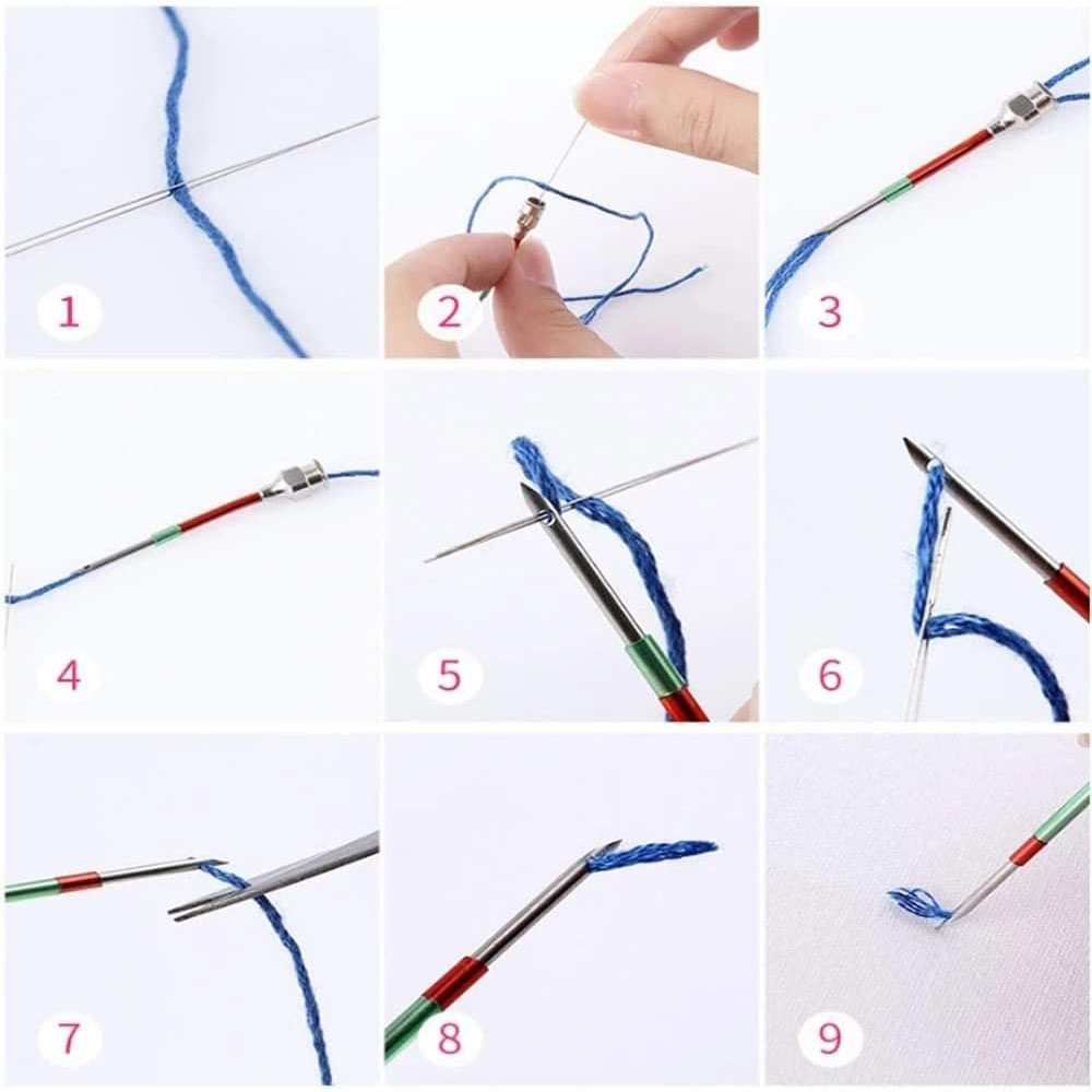 1セット パンチニードルツールキット 刺繍 クロスステッチ  - Punch Needle Kit のレビューと価格