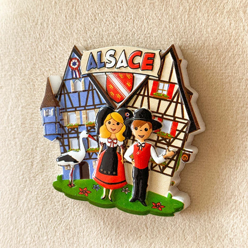 アルザス、フランス旅行のお土産家の装飾アイテムコレクション芸 - Art Craft Magnet のレビューと価格