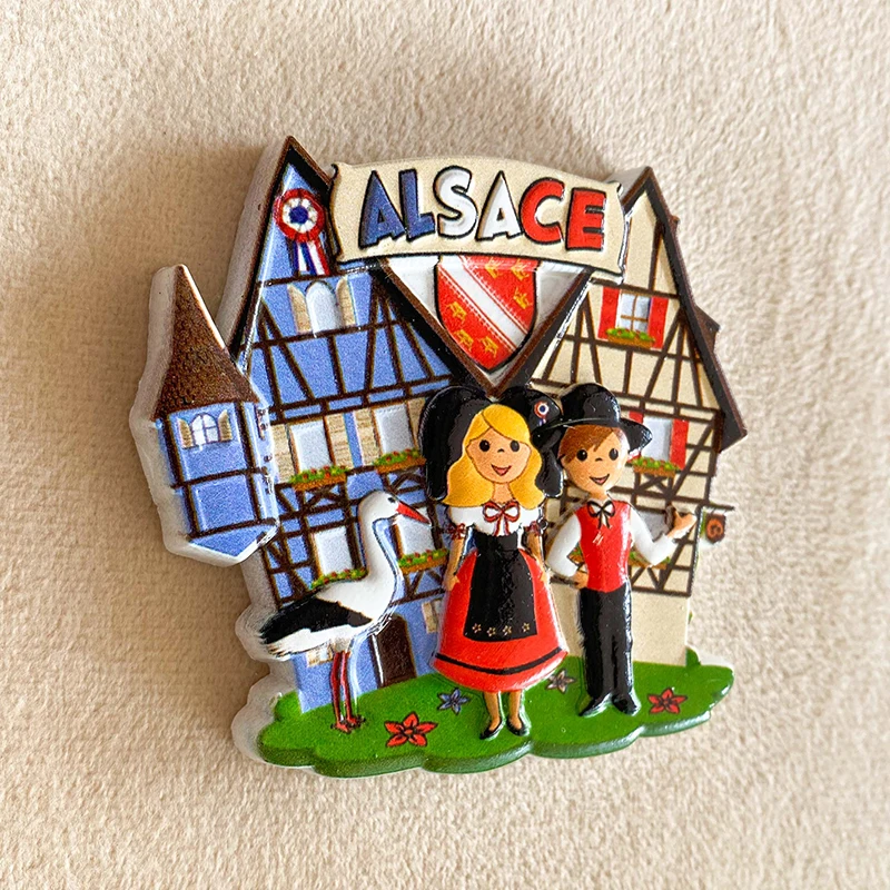 アルザス、フランス旅行のお土産家の装飾アイテムコレクション芸 - Art Craft Magnet のレビューと価格