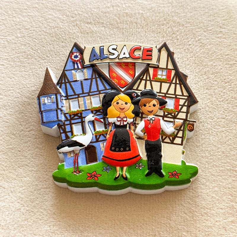 アルザス、フランス旅行のお土産家の装飾アイテムコレクション芸 - Art Craft Magnet のレビューと価格