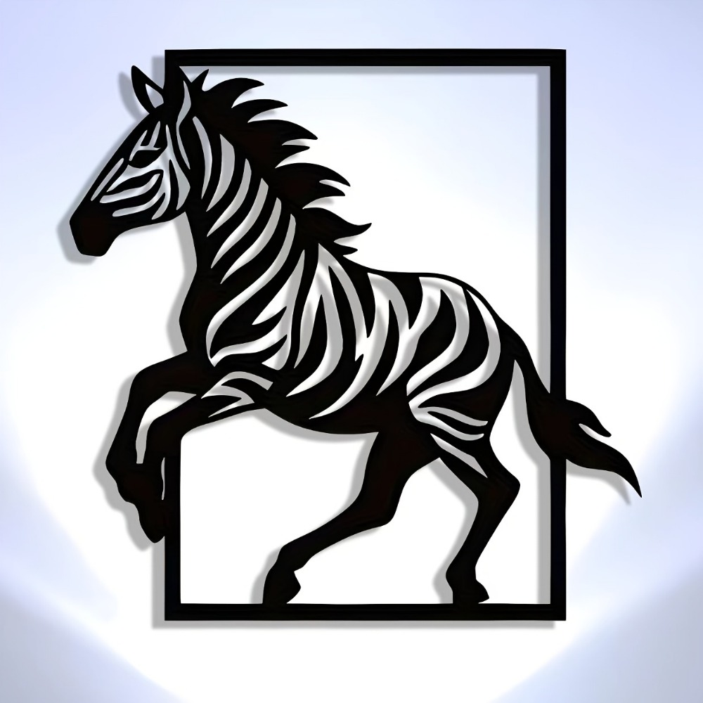 CIFBUY メタルウォールアート エレガントな3Dランニン - Art Craft Zebra のレビューと価格