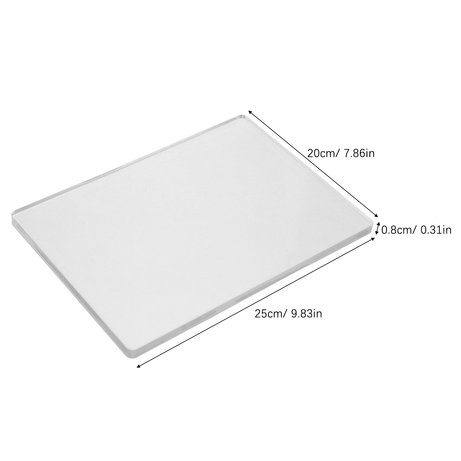 クリアジェル印刷プレート 20x25cm ノンスティックフレ - Art Craft Stick のレビューと価格
