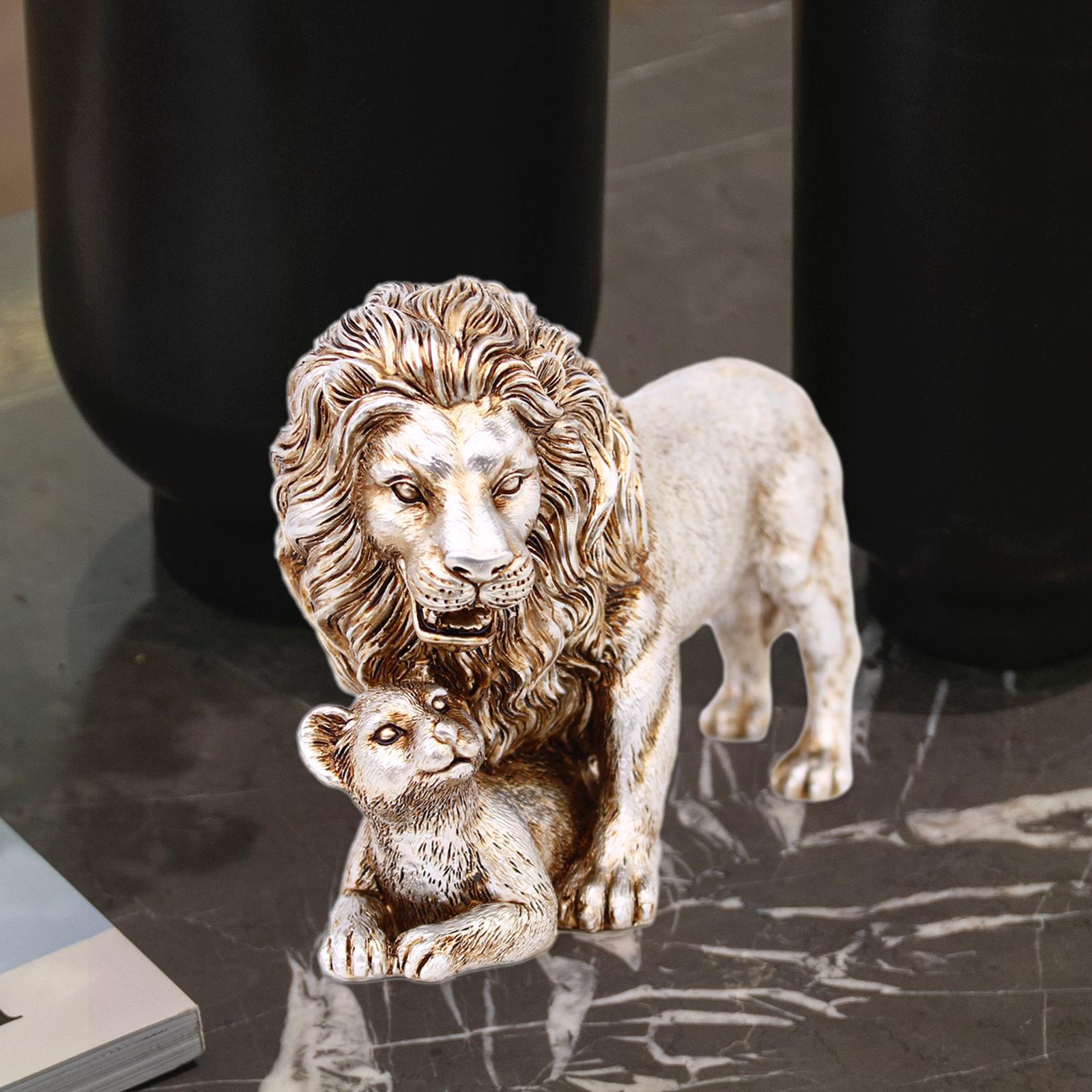 ライオン像 ホームデコレーション アートデコ クラフト デス - Art Craft Lion のレビューと価格