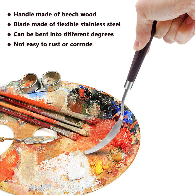 11個入りペイントナイフセット ステンレス製ペイントスパチュ - Painting Knife Palette のレビューと価格