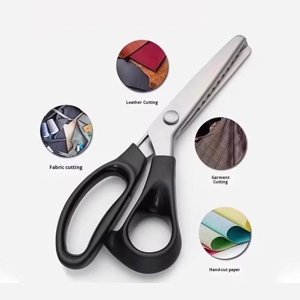 裁縫用ハサミ ジグザグ裁縫用ハサミ デコレーションエッジ、ピ - Art And Craft Zig Zag Scissors のレビューと価格