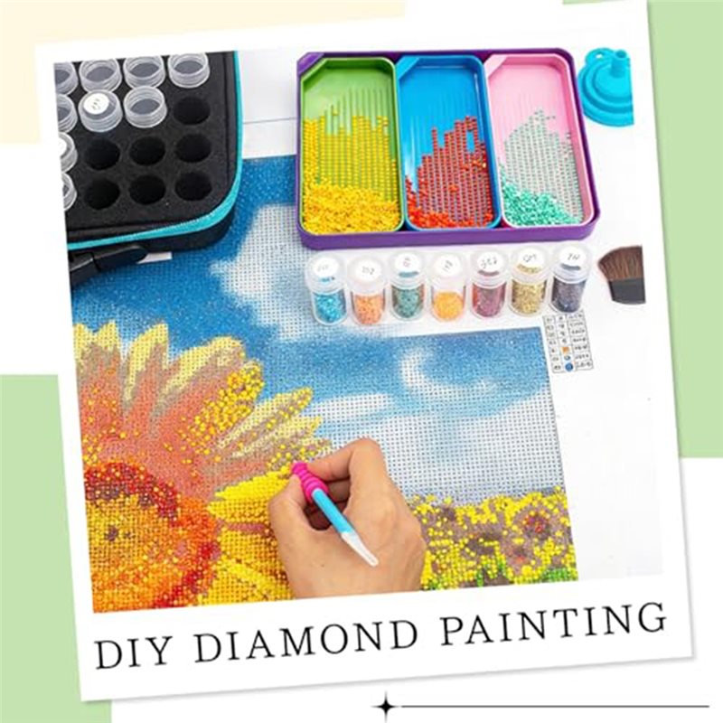 [NEWA08R] ラインストーンビーズ、アートトレイ、ライ - Art Craft Organizer のレビューと価格