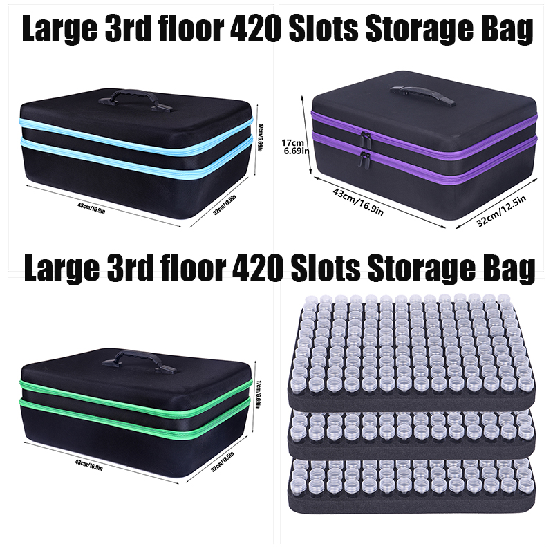 大型3階建てダイヤモンドペインティング収納コンテナ 420ス - Art Craft Organizer のレビューと価格