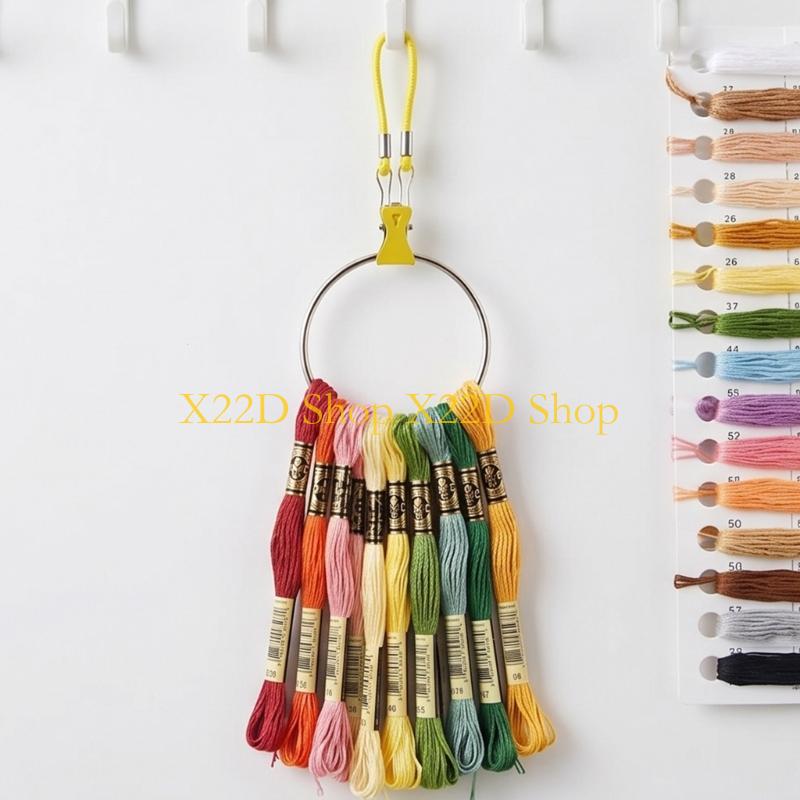 X22D 24個の鉄クリップとナイロンロープのパック、各種金 - Art Craft Description のレビューと価格
