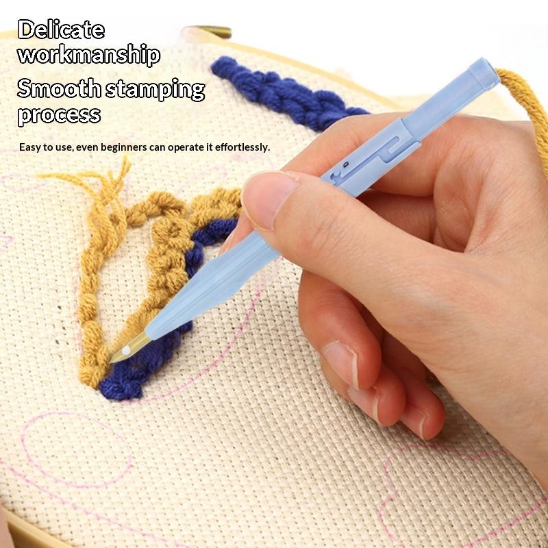 DIY刺繍キット パンチニードルツール 3サイズ 編み物 裁 - Punch Needle Kit のレビューと価格