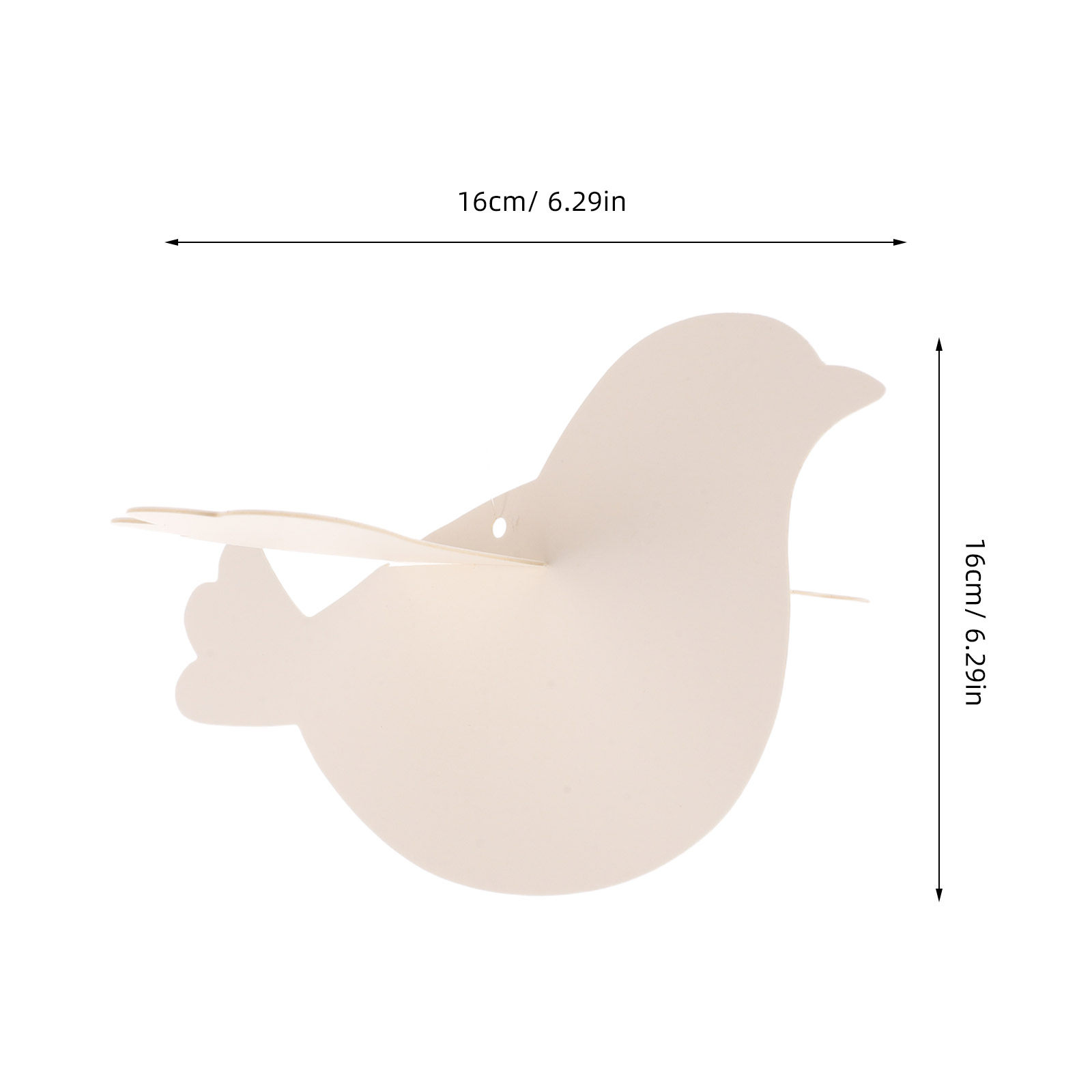 10個入り 段ボール製鳥クラフトキット ベージュ 無地の鳥模 - Art Craft For Kindergarten のレビューと価格