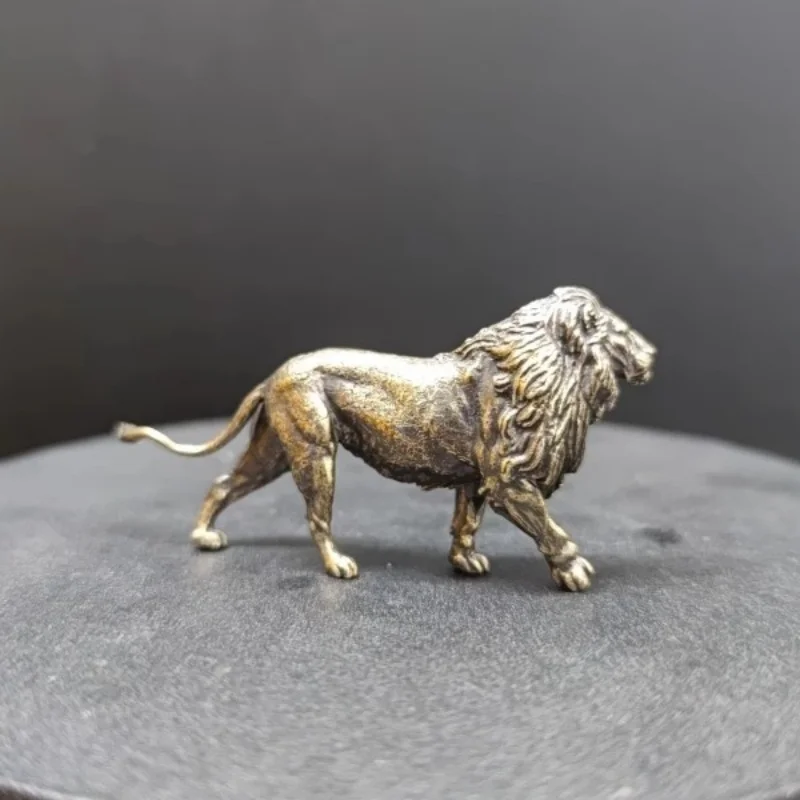 ミニ真鍮製ライオン彫刻クラフトキングライオン像、ティーペット - Art Craft Lion のレビューと価格