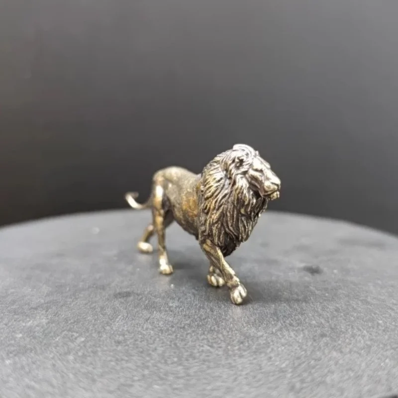 ミニ真鍮製ライオン彫刻クラフトキングライオン像、ティーペット - Art Craft Lion のレビューと価格