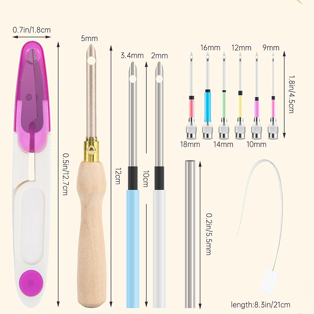 調整可能なパンチ針刺embroideryキット、刺embro - Punch Needle Kit のレビューと価格