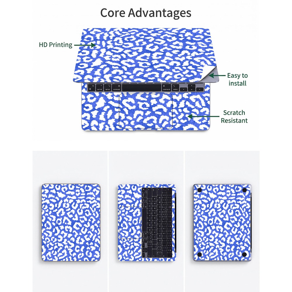 ゼブラヒョウ柄ラップトップステッカー防水美的コンピュータデカ - Art Craft Zebra のレビューと価格