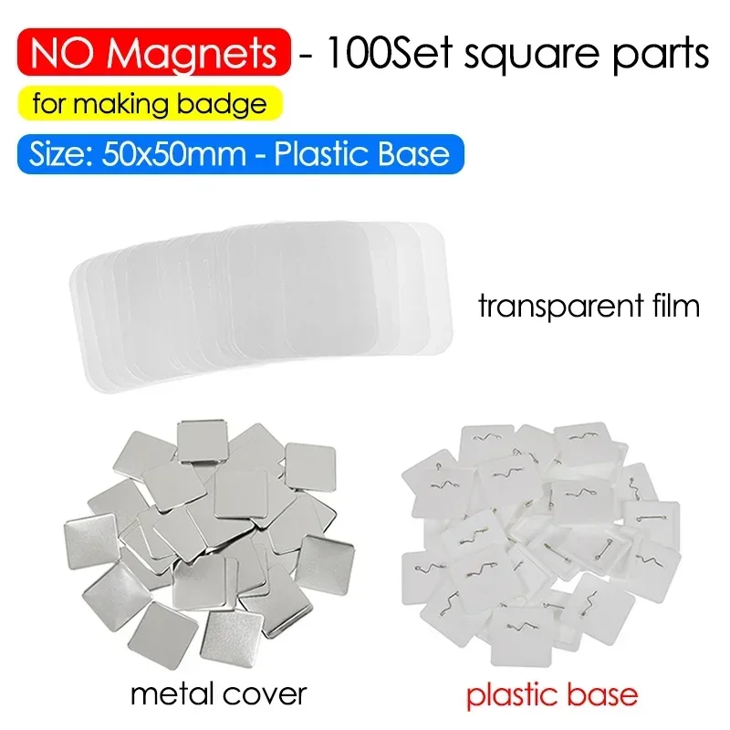 50mmグリーン回転式スクエアバッジボタンメーカー、DIYで - Art Craft Magnet のレビューと価格