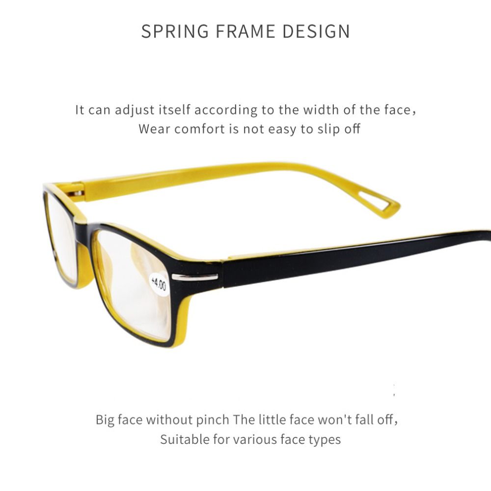 レトロなプラスチック製老眼鏡,長方形の老眼,装飾的な無地のガ - Art Craft Glasses のレビューと価格