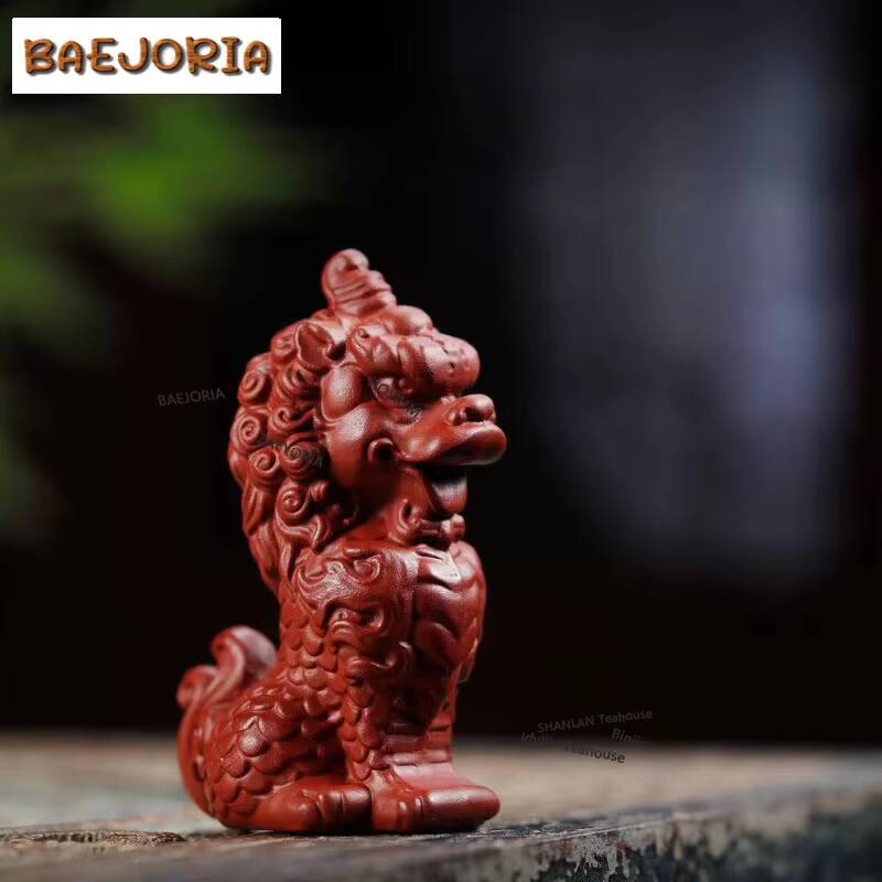 絶妙なライオンアート紫粘土茶ペット飾り手作り富彫刻茶遊び置物 - Art Craft Lion のレビューと価格