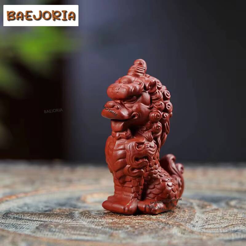 絶妙なライオンアート紫粘土茶ペット飾り手作り富彫刻茶遊び置物 - Art Craft Lion のレビューと価格