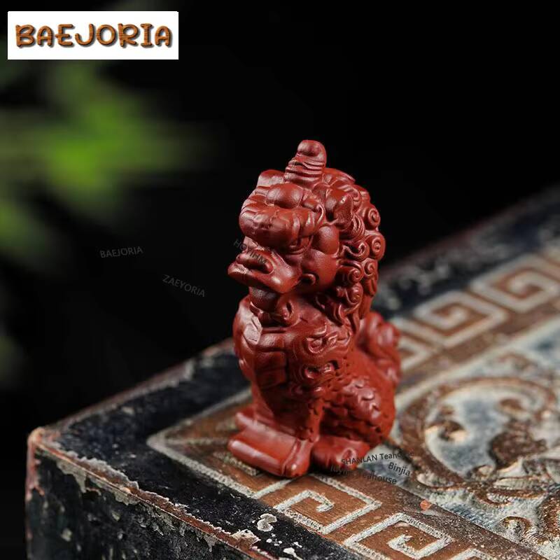 絶妙なライオンアート紫粘土茶ペット飾り手作り富彫刻茶遊び置物 - Art Craft Lion のレビューと価格