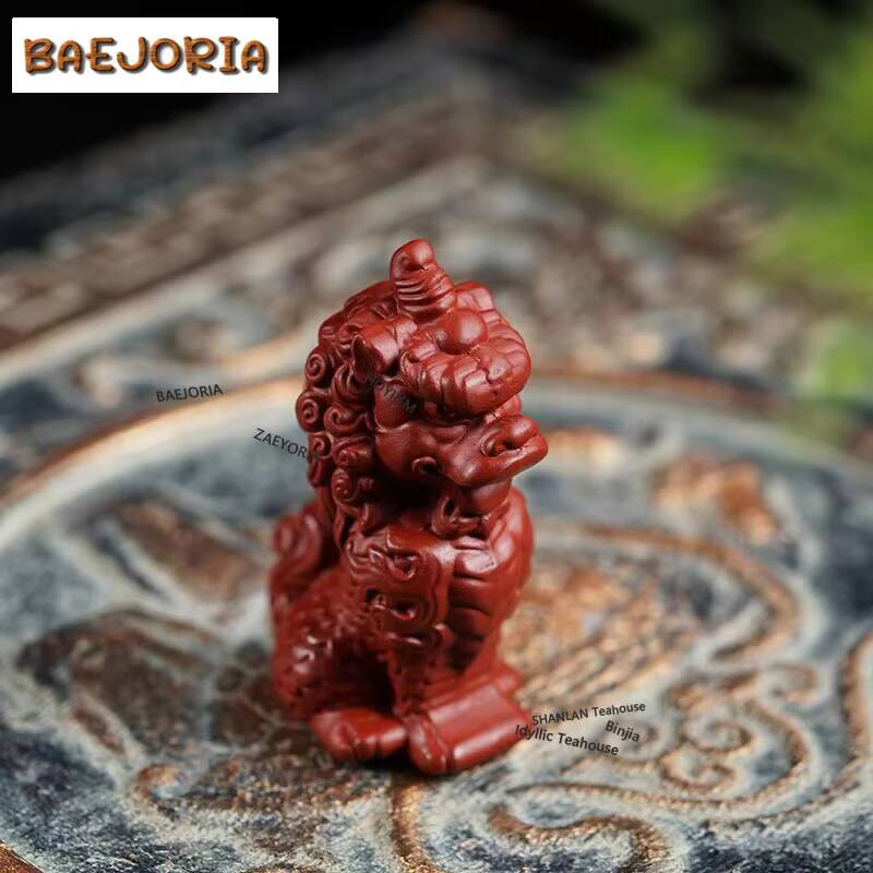 絶妙なライオンアート紫粘土茶ペット飾り手作り富彫刻茶遊び置物 - Art Craft Lion のレビューと価格