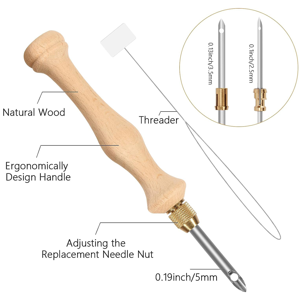 パンチニードルスターターキット 刺繍フープ付き 調節可能なニ - Punch Needle Kit のレビューと価格