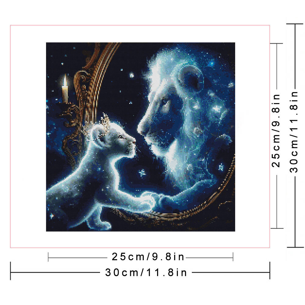 HUACAN-家の装飾のためのダイヤモンド絵画,動物,犬,モ - Art Craft Lion のレビューと価格