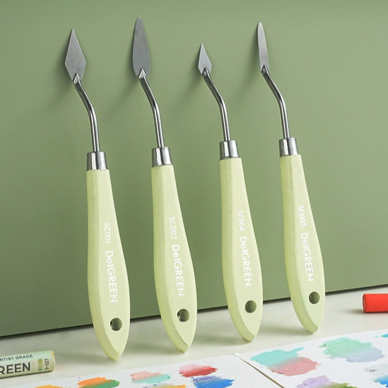 アーティストステンレス鋼油絵ナイフ高柔軟性スパチュラパレット - Painting Knife Palette のレビューと価格