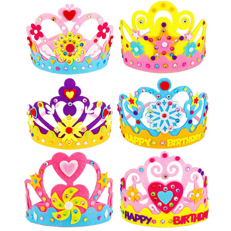 DIY 工芸品おもちゃクラウンクリエイティブ紙スパンコール花 - Art Craft For Kindergarten のレビューと価格