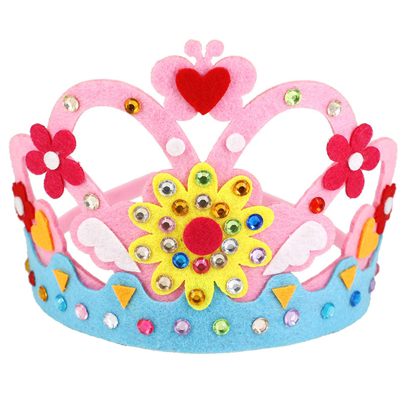 DIY 工芸品おもちゃクラウンクリエイティブ紙スパンコール花 - Art Craft For Kindergarten のレビューと価格