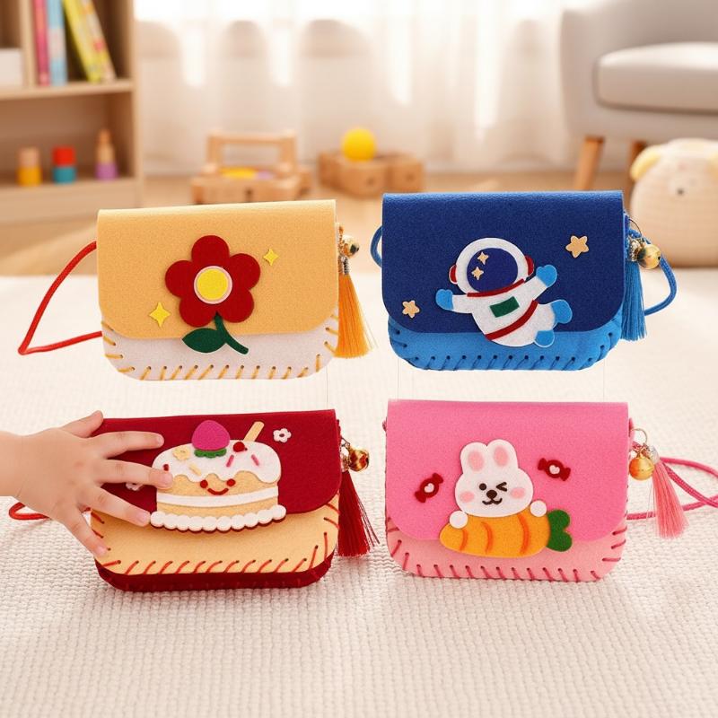 かわいいフェルトバッグ製作キット クラフトアートソーイングお - Art Craft For Kindergarten のレビューと価格