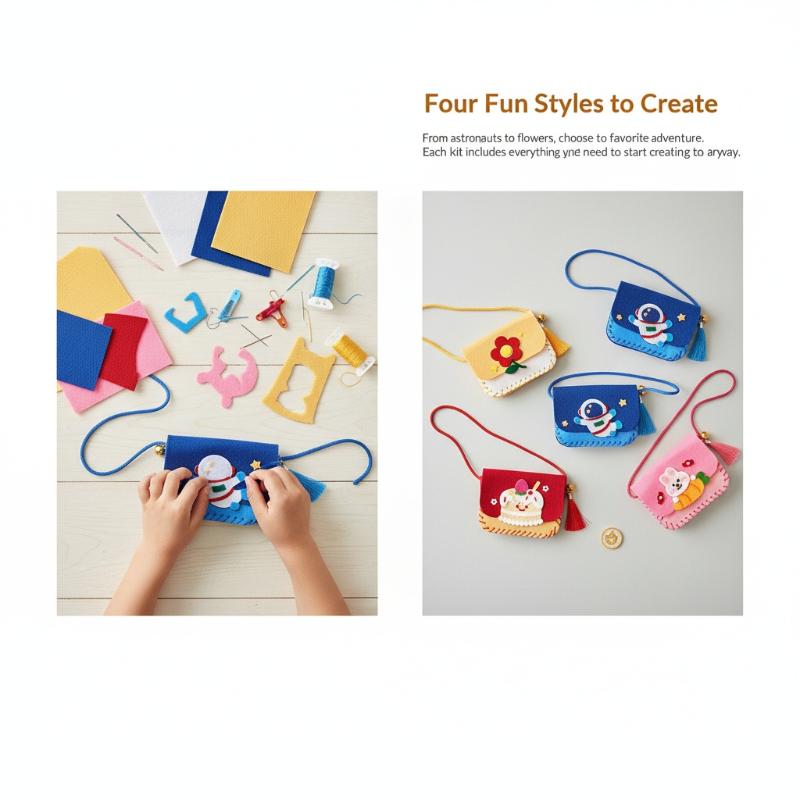 かわいいフェルトバッグ製作キット クラフトアートソーイングお - Art Craft For Kindergarten のレビューと価格