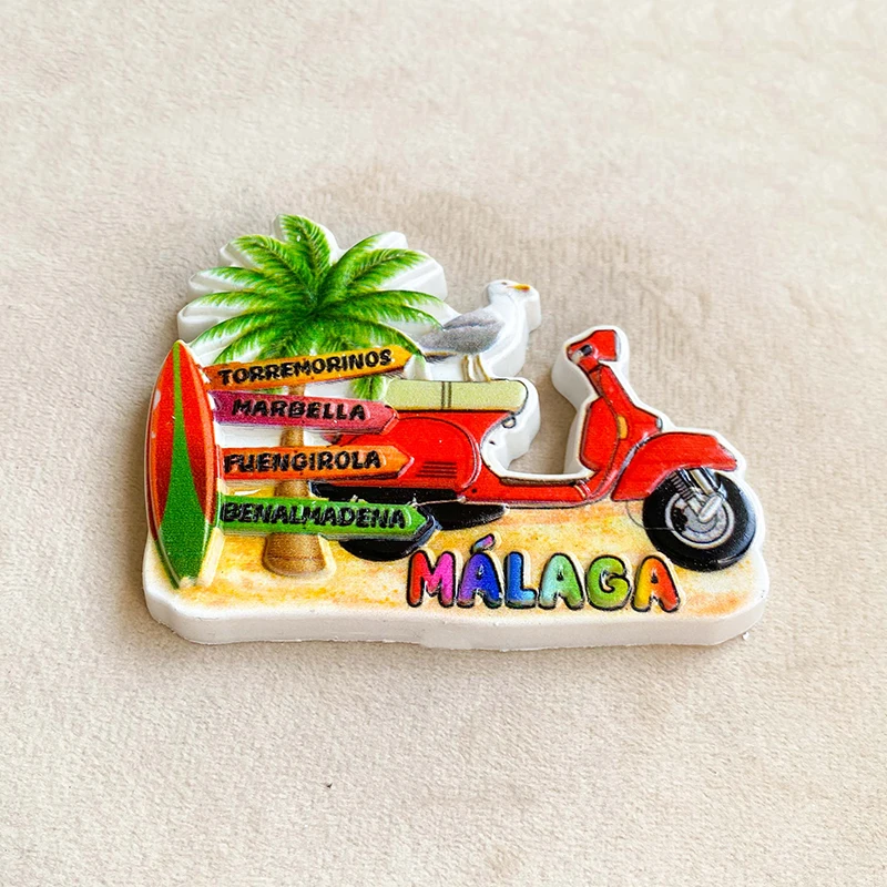 マラガ、スペイン 旅行のお土産 ホームデコレーションアイテム - Art Craft Magnet のレビューと価格