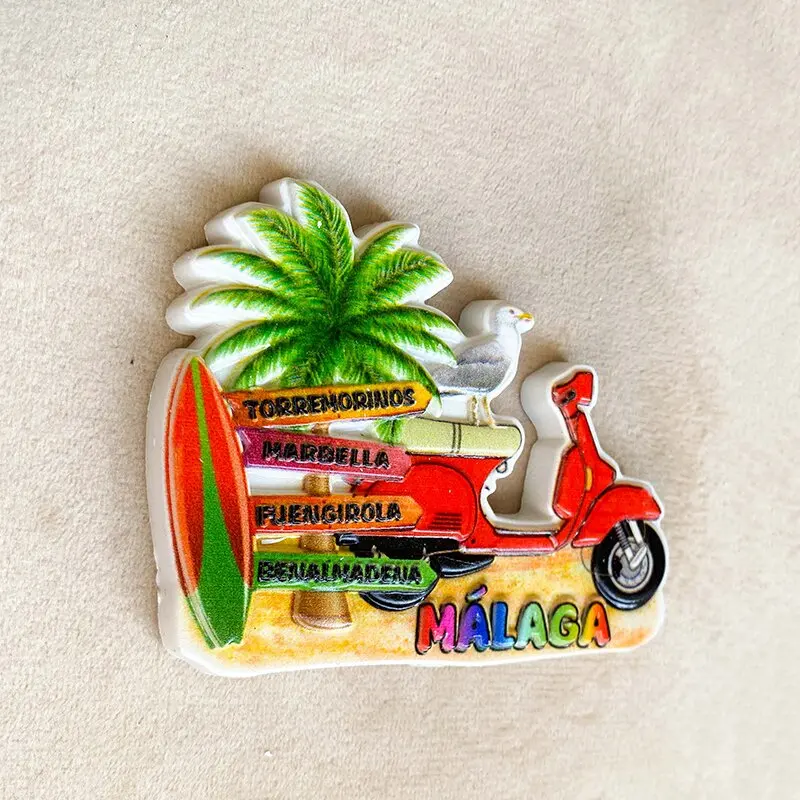 マラガ、スペイン 旅行のお土産 ホームデコレーションアイテム - Art Craft Magnet のレビューと価格
