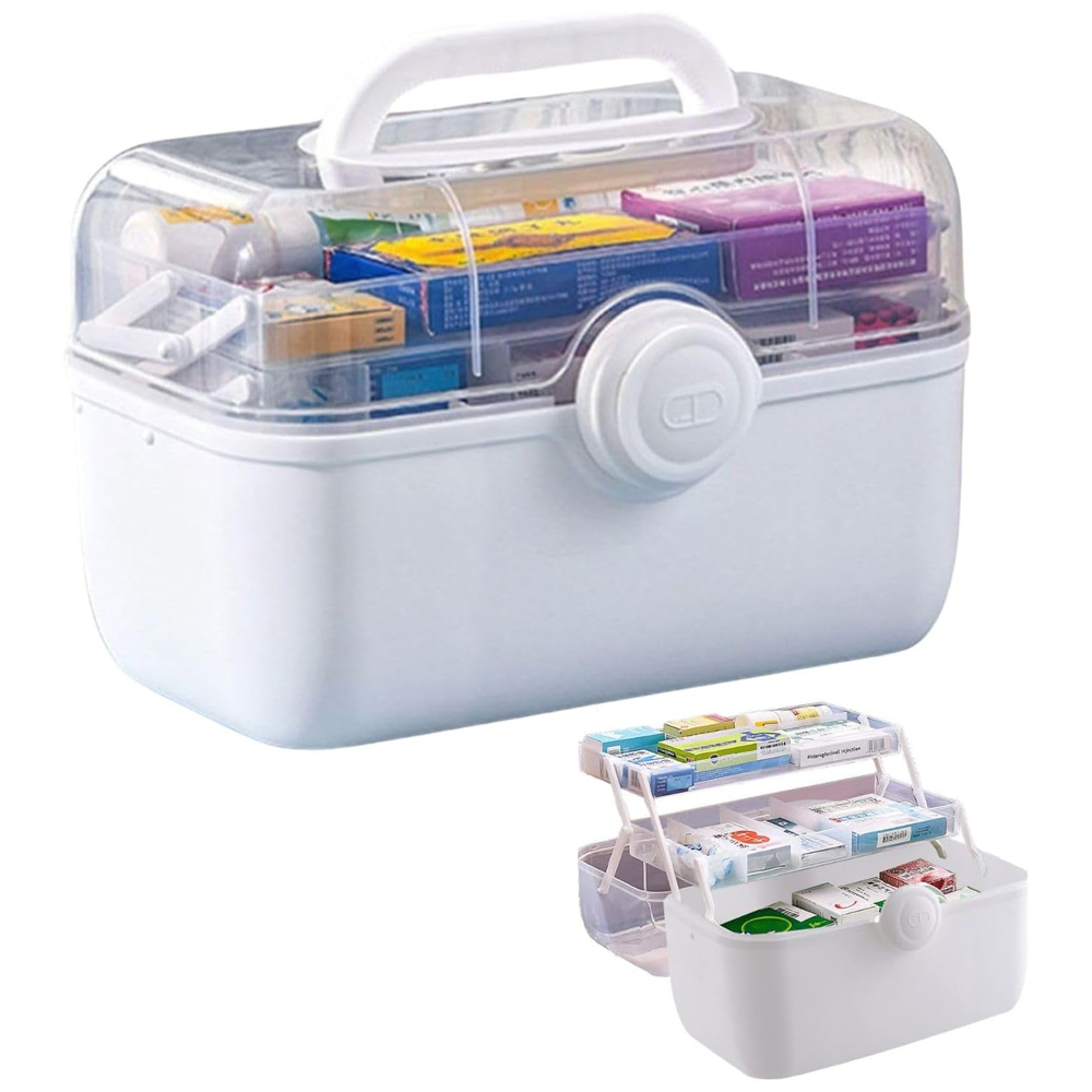 1 個 3 層多目的収納ボックスオーガナイザー折りたたみツー - Art Craft Organizer のレビューと価格