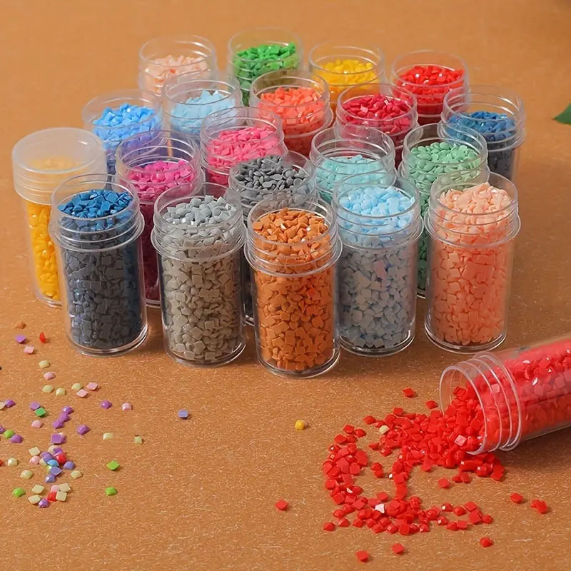 30個のプラスチック製透明収納ボトル、ダイヤモンドペインティ - Art Craft Organizer のレビューと価格