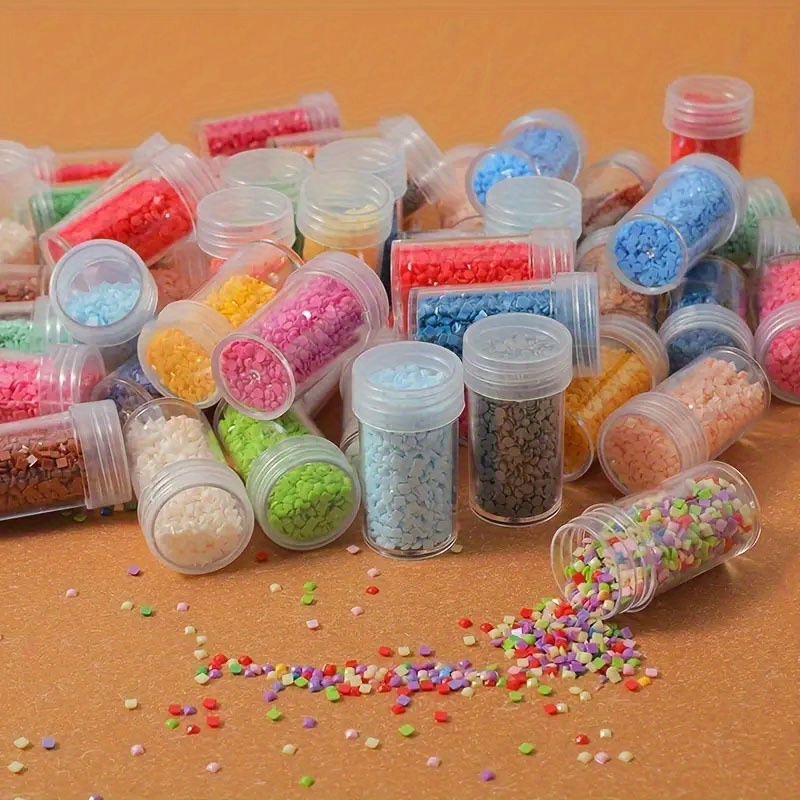30個のプラスチック製透明収納ボトル、ダイヤモンドペインティ - Art Craft Organizer のレビューと価格