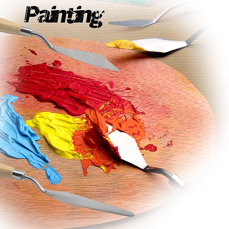 1-5個ビッグパレットナイフ油、キャンバス、アクリル画ツール - Painting Knife Palette のレビューと価格