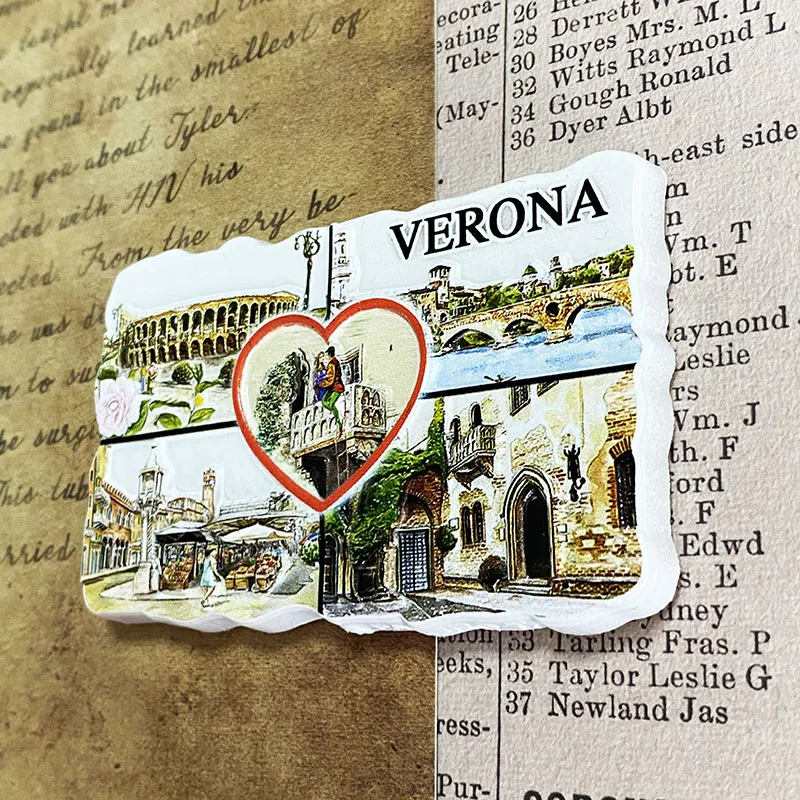 ヴェローナ アリーナの建築風景、イタリアのお土産、家の装飾、 - Art Craft Magnet のレビューと価格