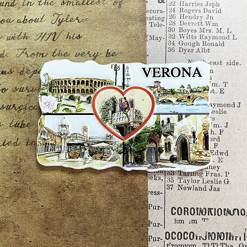 ヴェローナ アリーナの建築風景、イタリアのお土産、家の装飾、 - Art Craft Magnet のレビューと価格