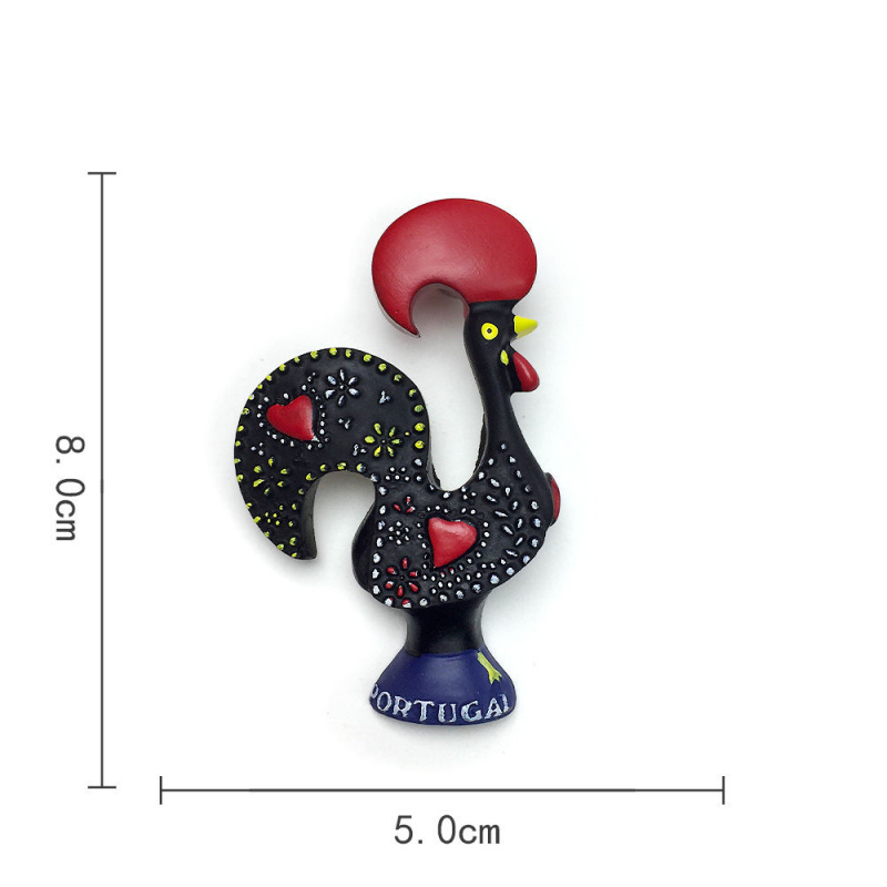 3D ポルトガル ガリック ルースター マグネット アート  - Art Craft Magnet のレビューと価格