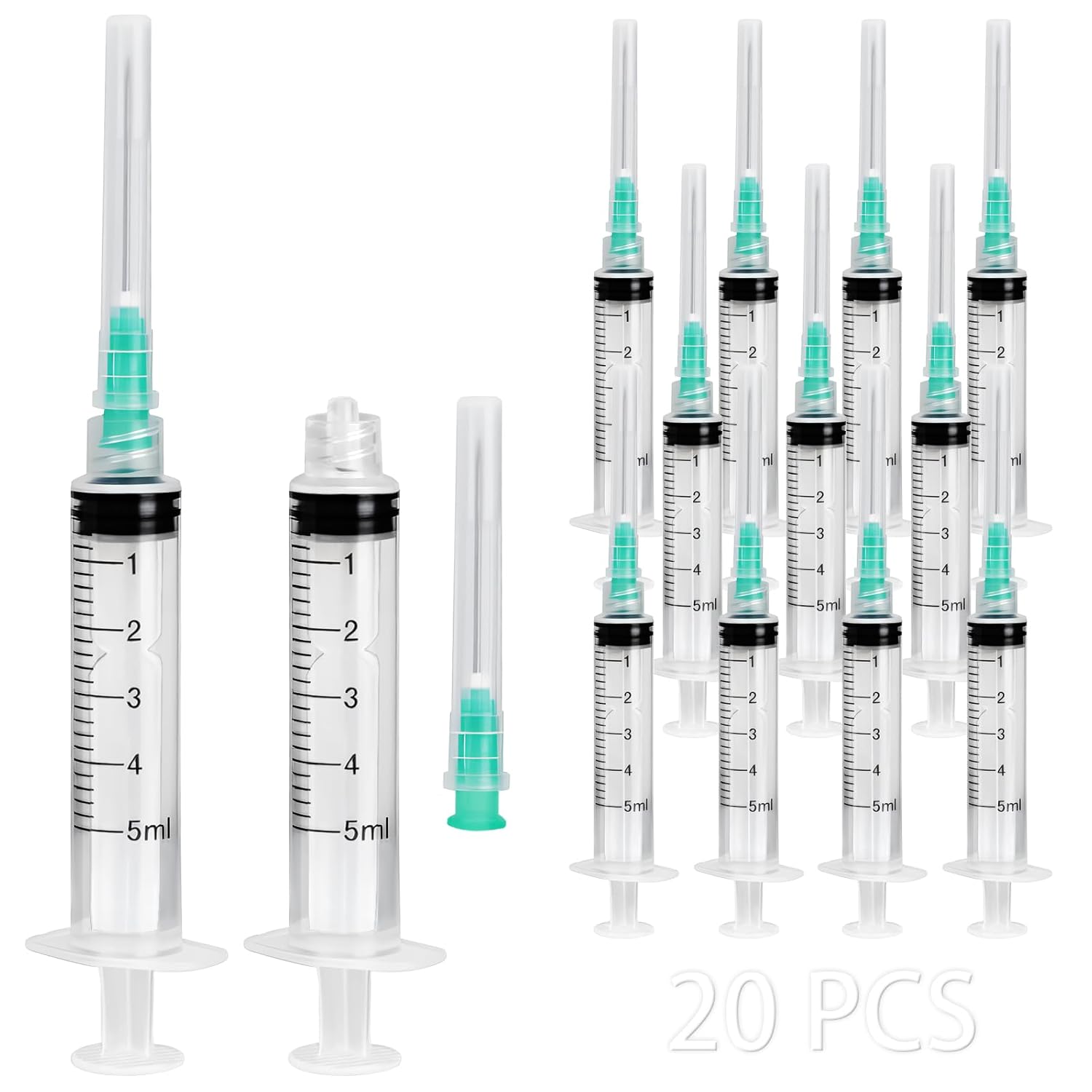 5ml ルアーロックシリンジ、ペットや家畜に適しています、工 - Art Craft Things のレビューと価格