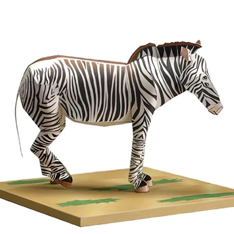 ゼブラ折り紙アートミニ 3D 折り紙モデルペーパークラフト動 - Art Craft Zebra のレビューと価格