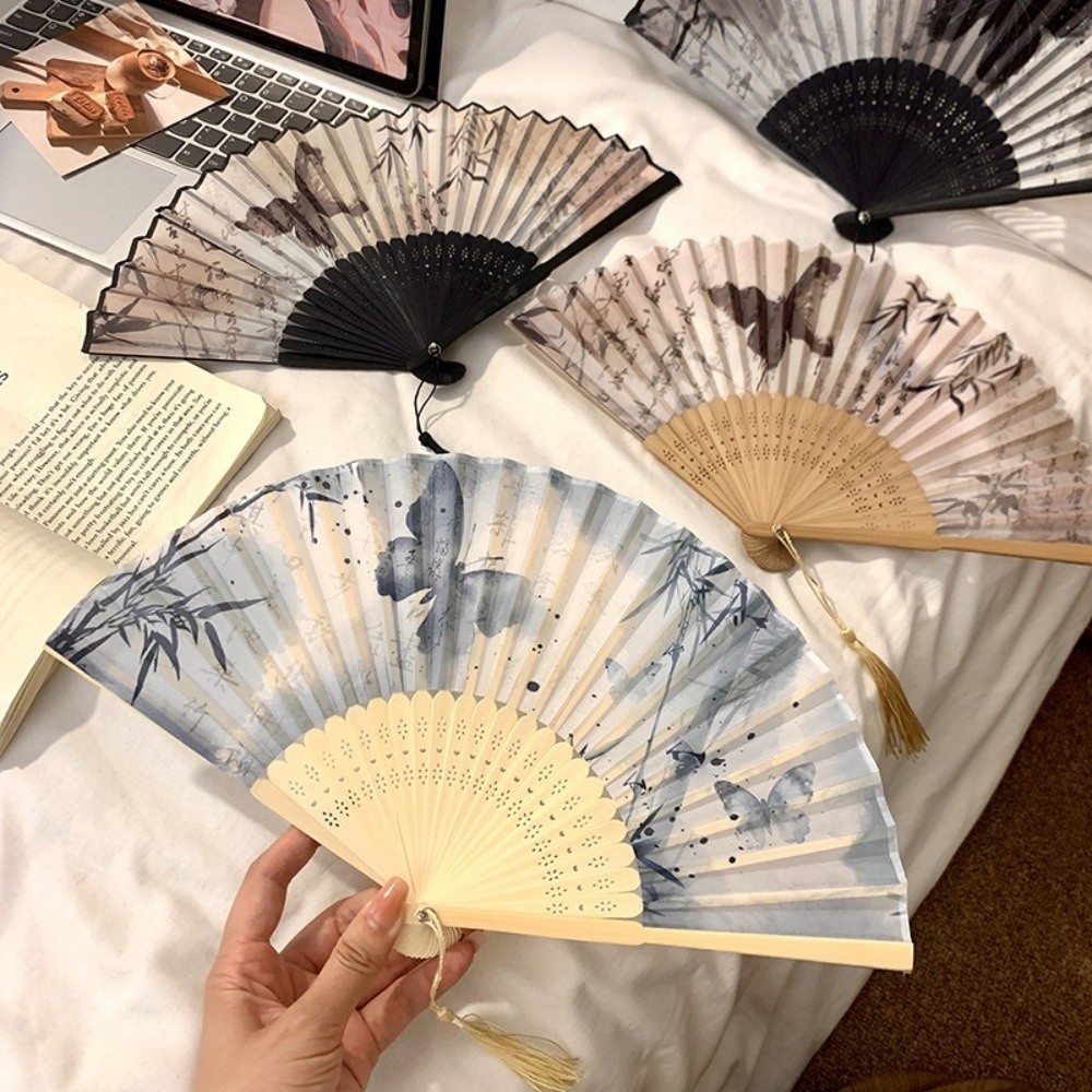 ヴィンテージタッセル付き折りたたみ扇子アートクラフト写真撮影 - Art And Craft Photos のレビューと価格