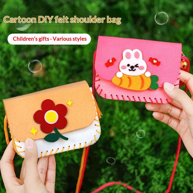 かわいいフェルトバッグ製作キット クラフトアートソーイングお - Art Craft For Kindergarten のレビューと価格