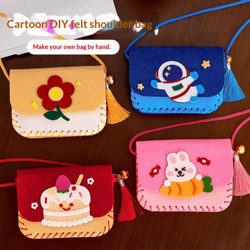 かわいいフェルトバッグ製作キット クラフトアートソーイングお - Art Craft For Kindergarten のレビューと価格