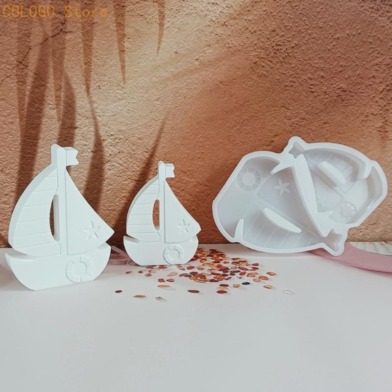 ろうそく用石膏装飾アートクラフトD0ldの帆船シリコーンキャ - Art Craft Description のレビューと価格