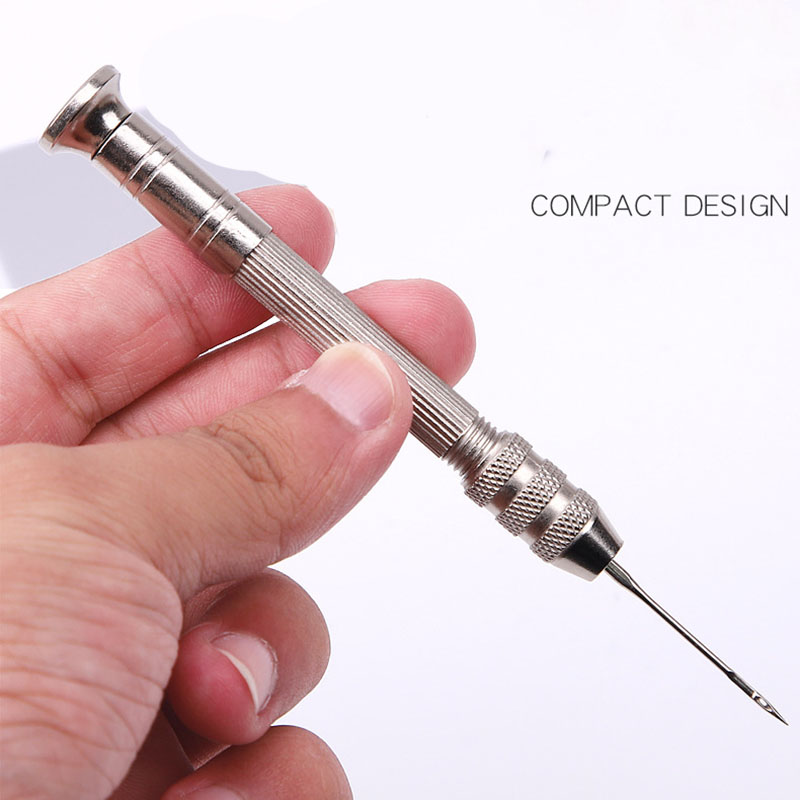 革縫製千枚通しセット交換可能な多機能靴修理ツールキットパンチ - Punch Needle Kit のレビューと価格