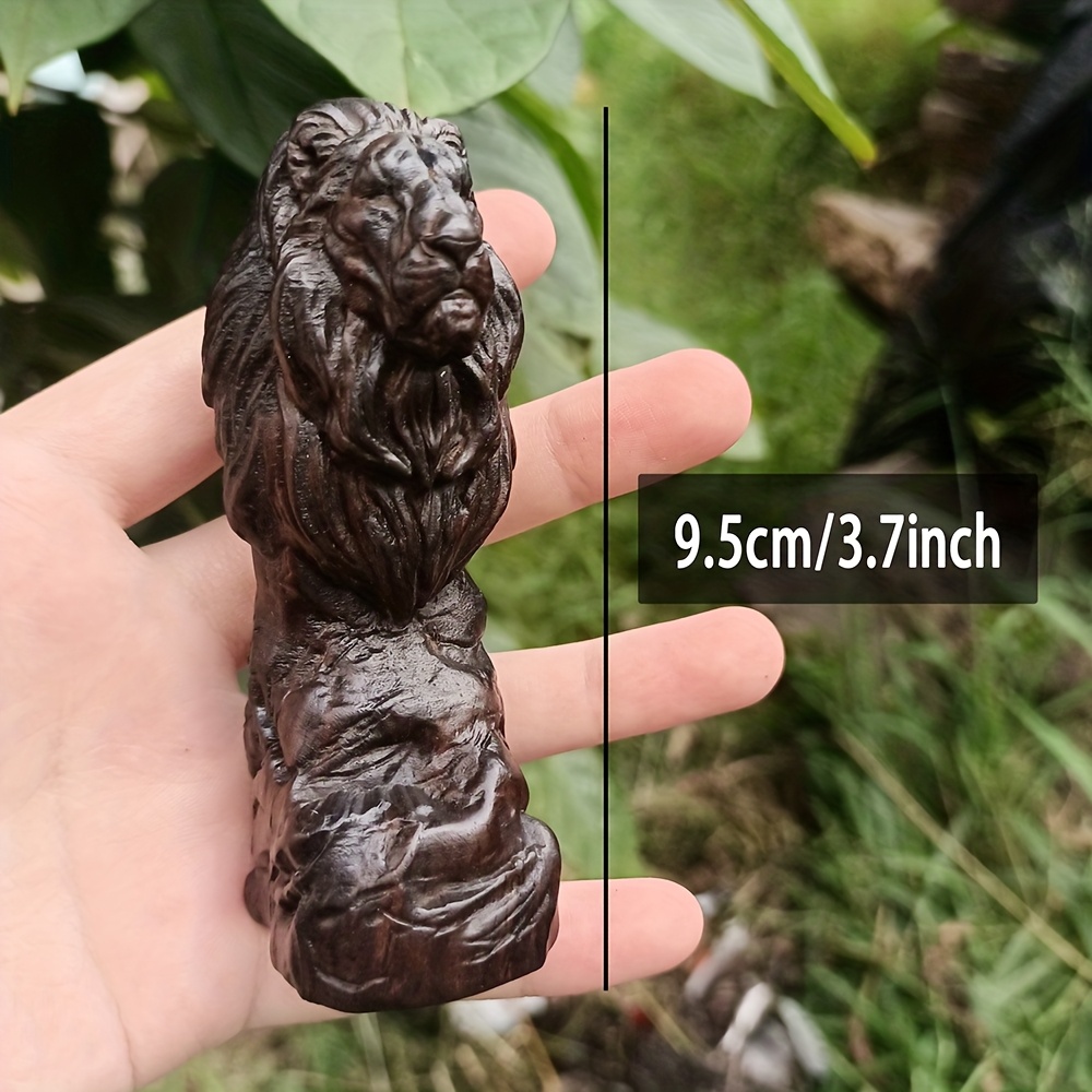 1個入り 3.7インチ 手彫り木製ライオンヘッドクラフトオー - Art Craft Lion のレビューと価格