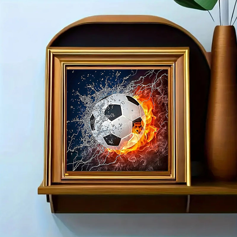 サッカーダイヤモンドペインティングセット、DIY大人用フルダ - Art Craft Website のレビューと価格